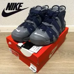 新品 未使用 ナイキエア モアアップテンポ ネイビー30cm NIKE ナイキ エア モア アップテンポ スニーカー AIR MORE