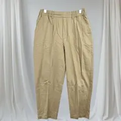 スタディオクリップ リネン混テーパードパンツ ベージュ Sサイズ ナチュラル系
