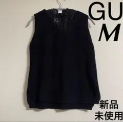 新品 GU レースコンビネーション ベスト M ブラック 黒 タグ付き 未使用