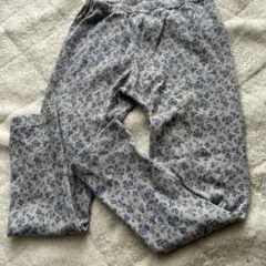 花柄リブ　ユニクロレギンス　120