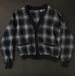 Pendleton XL ウールチェックカーディガン