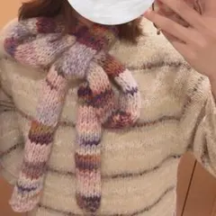 ハンドメイド　マフラー