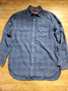 トミーヒルフィガーTOMMY HILFIGER　チェック柄ネルウェスタンシャツ