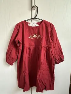 子供用ワンピース 赤 110cm～120cm