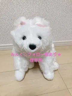 サモエドぬいぐるみ