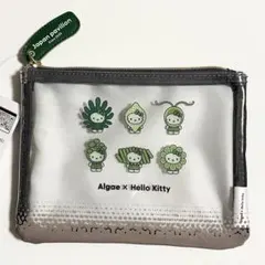 2025 大阪・関西万博 日本館限定 ハローキティ フラットポーチ 藻 藻類