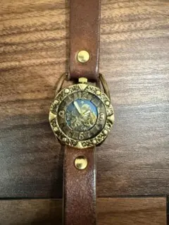 cota コタ 手作り ローマ数字 ヴィンテージ vintage クォーツ腕時計 