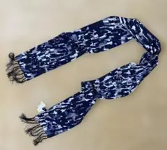 未使用タグ付きMICHEL KLEIN スカーフ フリンジ付のサムネイル