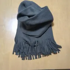 アクリル マフラー フリンジ付き