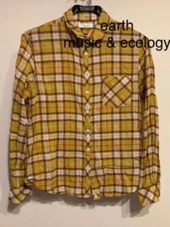 earth music &ecologyのチェックシャツ