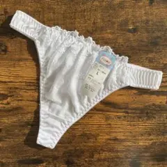 レディース　ショーツ　Tバック　Lサイズ　女性　下着　白　Forest