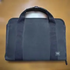 美品 ポーター クリップ ブリーフケース ビジネスバッグ ブラック ナイロン