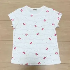 ミキハウス★ホットビスケッツ★ハート＆星柄★半袖Tシャツ★110cm