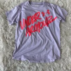 アンダーアーマー Tシャツ YXL ラベンダー 半袖T