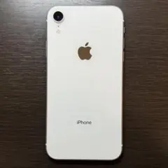 iPhoneXR 128GB ホワイト SIMフリー 白飛びあり