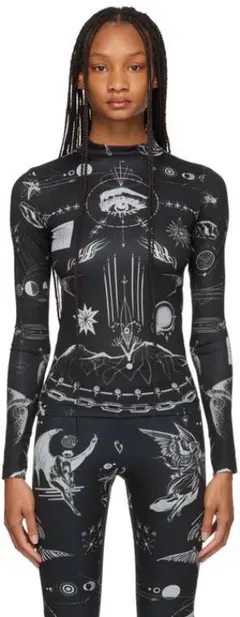 sacai × Gaultier Dr.woo ロングスリーブTシャツ