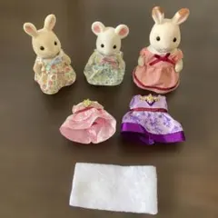 シルバニアファミリー ウサギ人形セット