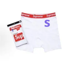 Supreme シュプリーム　ボクサーパンツ　白 S1枚 新品