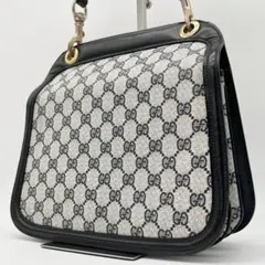GUCCI GG スプリーム 3Way ショルダーバッグ クラッチ ネイビー