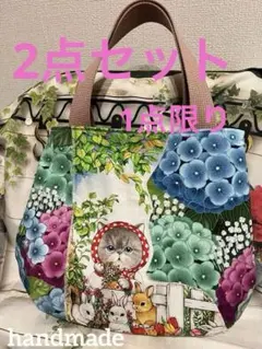 コヤンイサムチョンハンドメイド黒猫リメイクトートバッグレース刺繍