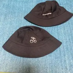 ブラック バケットハット 2個セット