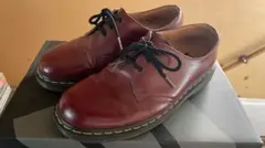 Dr.Martens ドクターマーチン 3ホール チェリーレッド - メルカリ