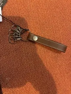 WachiField レザー キーホルダー 5連 ブラウン