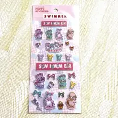 SWIMMER パフィーステッカー ぷくぷくステッカー　スイマー　シール