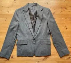 COMME CA ISM　コムサイズム　スーツ　グレーストライプ　USED