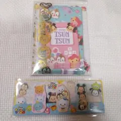 ディズニー　ツムツム　ミニレターセット　ふせん　セット【新品】