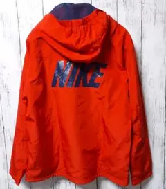 NIKE フード付きレッドジャケット パーカー S BOYS 男児 アウター