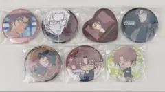 沖矢昴　名探偵コナン　缶バッジ　まとめ売り　７点