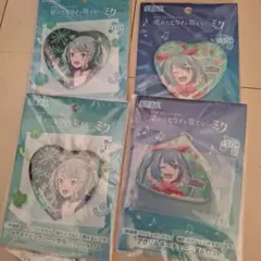 劇場版プロジェクトセカイ アクキー 缶バッジ　初音ミク 3種 4点
