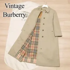 貴重 ビンテージ BURBERRY バーバリー ステンカラーコート ライナー付