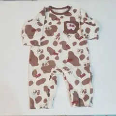 牛柄ロンパース 95cm未満