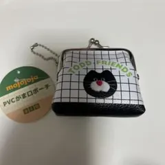 mojojojo　PVC　がま口ポーチ　黒ねこ