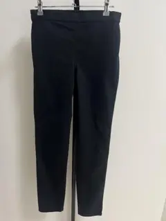 GU ジーユースキニーパンツ L ブラックストレッチパンツ黒