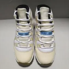 ナイキNIKEオリジナルAIR JORDAN ⅩⅠエアジョーダン11白/白22㎝