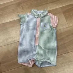 baby GAP ストライプロンパース 60cm 3-6ヶ月