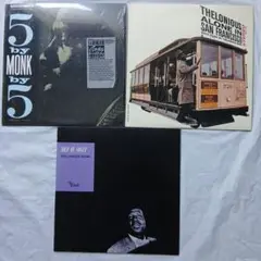 【レコード３枚セット】セロニアス・モンク 「5 by Monk by 5」＆ソロ