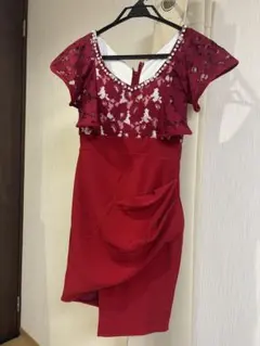 未使用キャバドレス レッド ワンピース