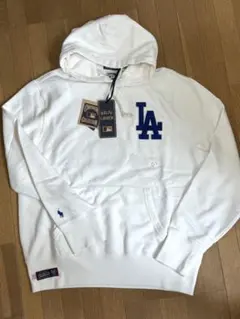 ラルフローレン x MLB コラボ　パーカー　ドジャース　L ホワイト