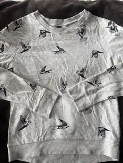 H&M DIVIDED グレー 長袖 Tシャツ XS