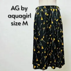 AG by aquagirl エージー 花柄ギャザースカート サイズM【400】