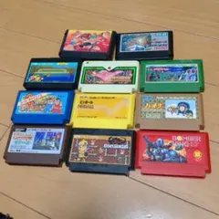 11本まとめ売りFC　ファミコンソフトセット