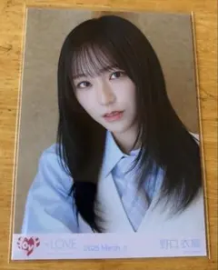 イコラブ 野口衣織 とくべチュ、して 恋人以上、好き未満 ジャケ写 ヨリ 生写真