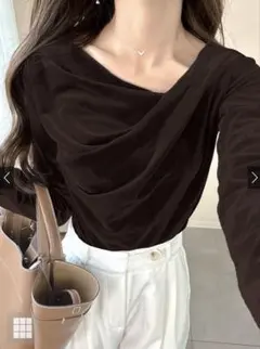 GRL 3Wayドレープカシュクールトップス[dk1261]