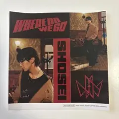 JO1 大平祥生 Where do we go WDWG ステッカー 初回A