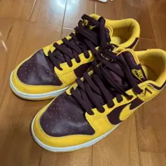 NIKE スニーカー イエロー/バーガンディ