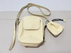 GLOBAL WORK ミニショルダーバッグ イエロー ポーチ付きのサムネイル